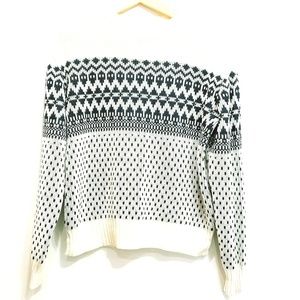 Vintage knit pullover grandpa sweater